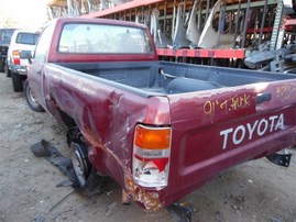 1991 Toyota Truck Burgundy Standard Cab 2.4L MT 2WD #Z22071